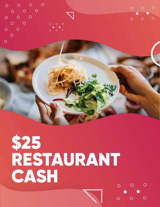 $25 Restaurant Cash poster