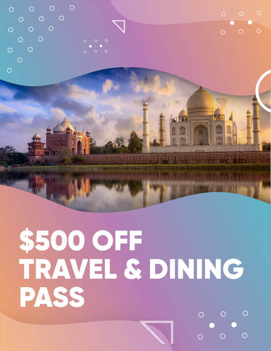 $500 Off Travel & Dining Pass poster