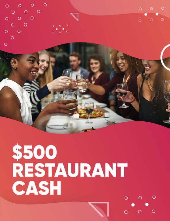 $500 Restaurant Cash poster